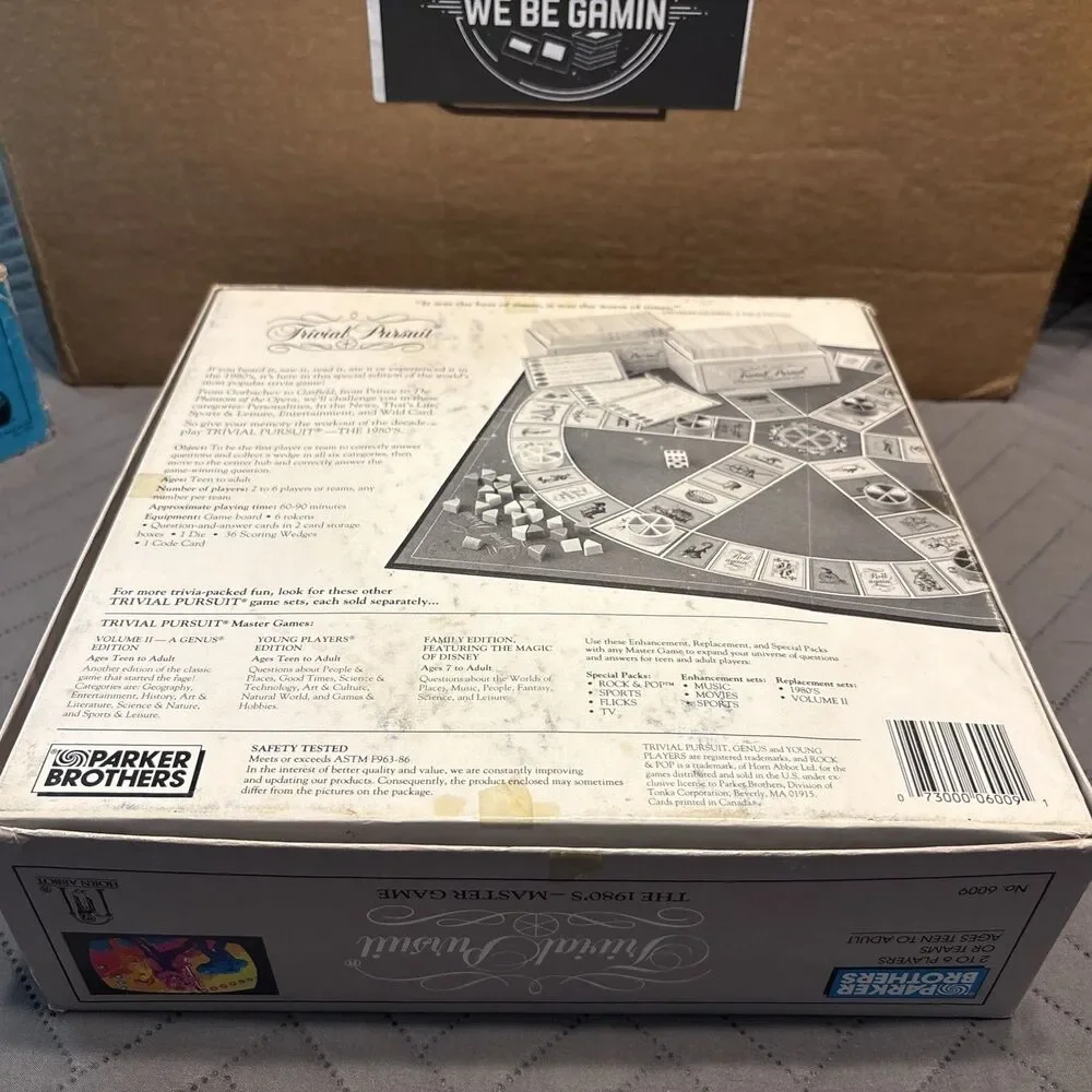 Parker Brothers trivial pursuit